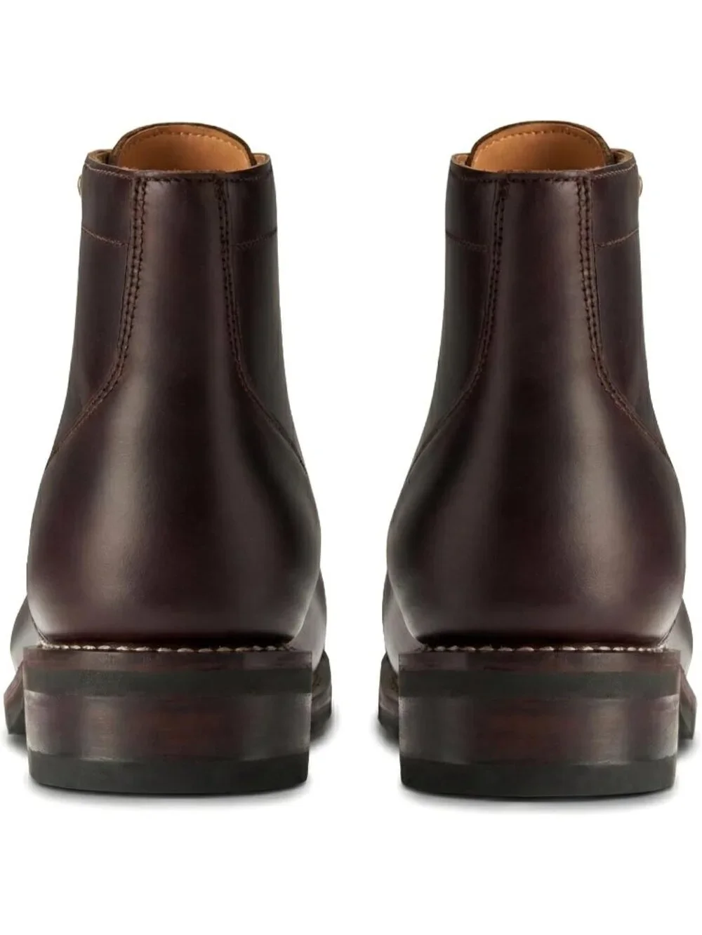 Men's Brown Casual Leather Dress Lace Up Ankle Boots Slip on Chukka Boots